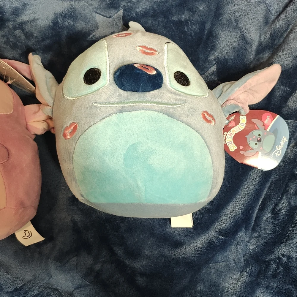 Angel And Stitch Valentine's Fluffy Toys.